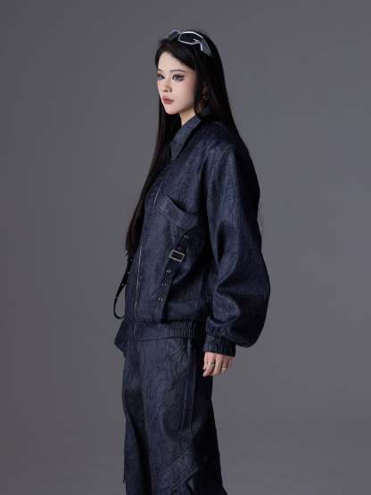 【24s April.】3D Textured Ribbon Jacket-IYAMIUIO