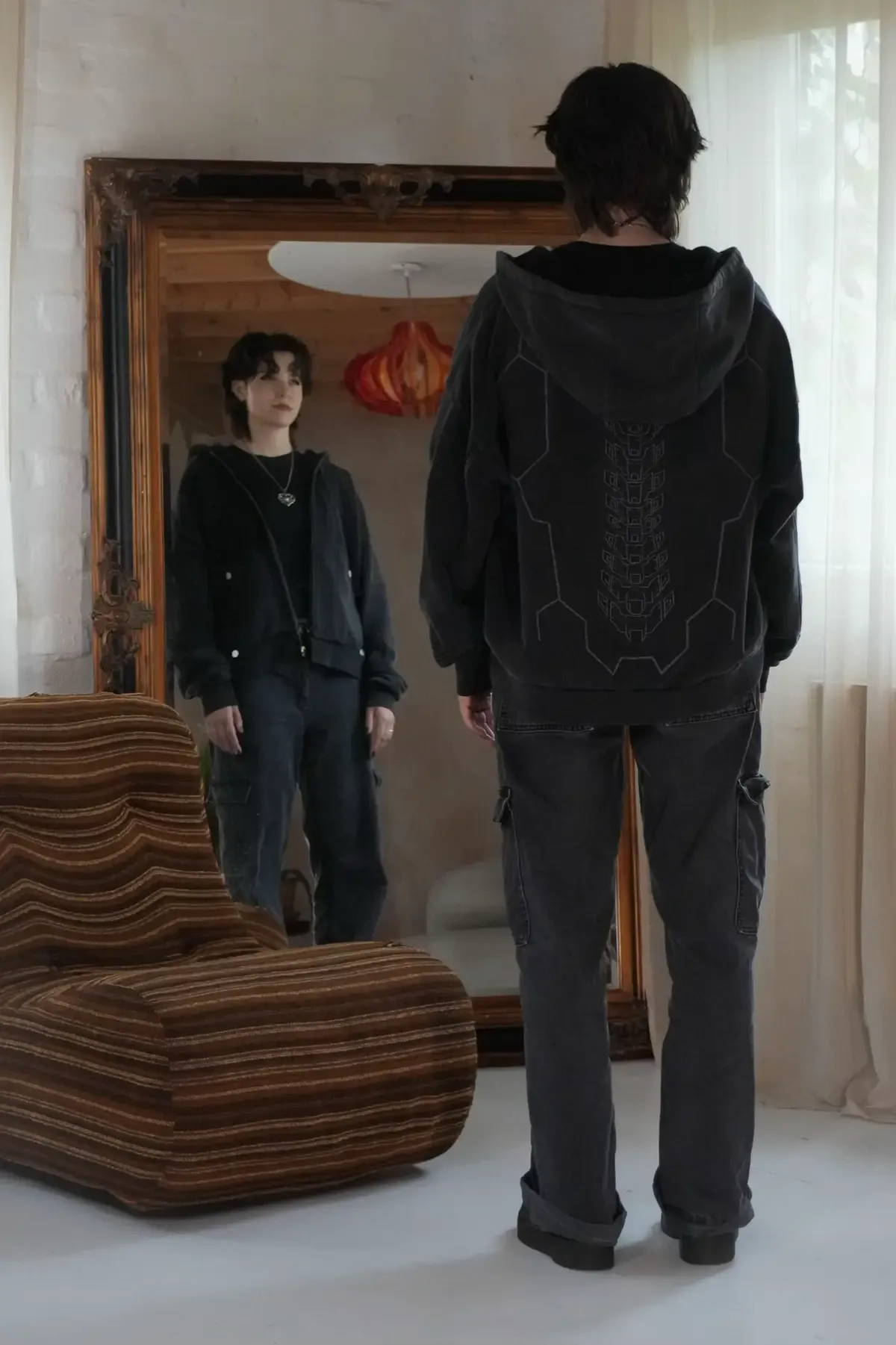 REFLECTIVE CYBERPUNK HOODIE