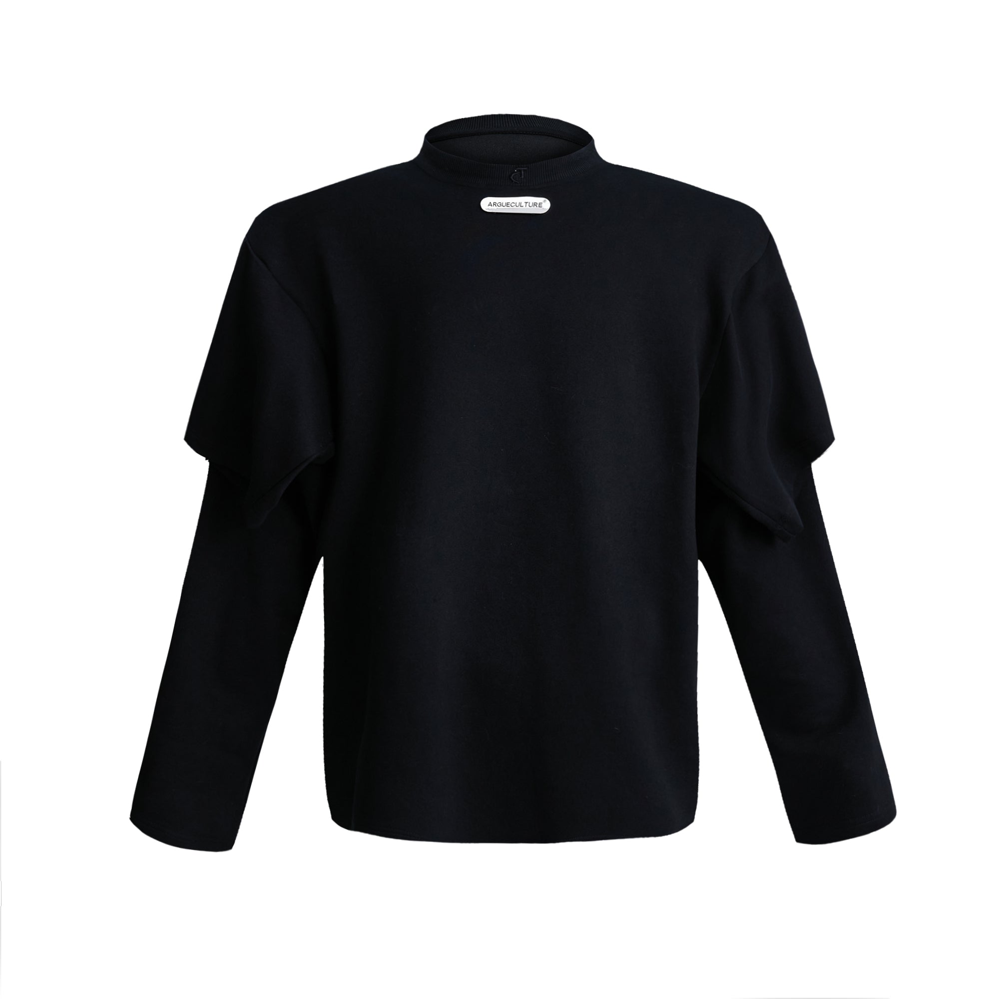【24s Oct.】Double-layered Round-neck Simple Sweatshirt-IYAMIUIO