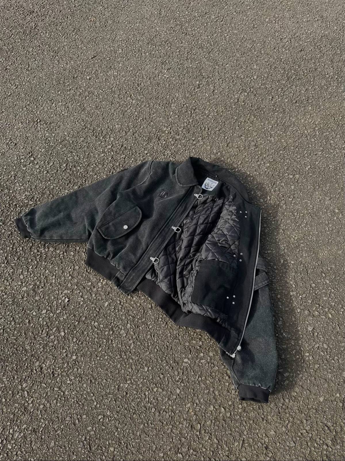 ZORO DENIM WORKWEAR BOMBER JACKET-IYAMIUIO