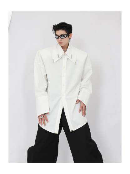 Double White Shirt-IYAMIUIO