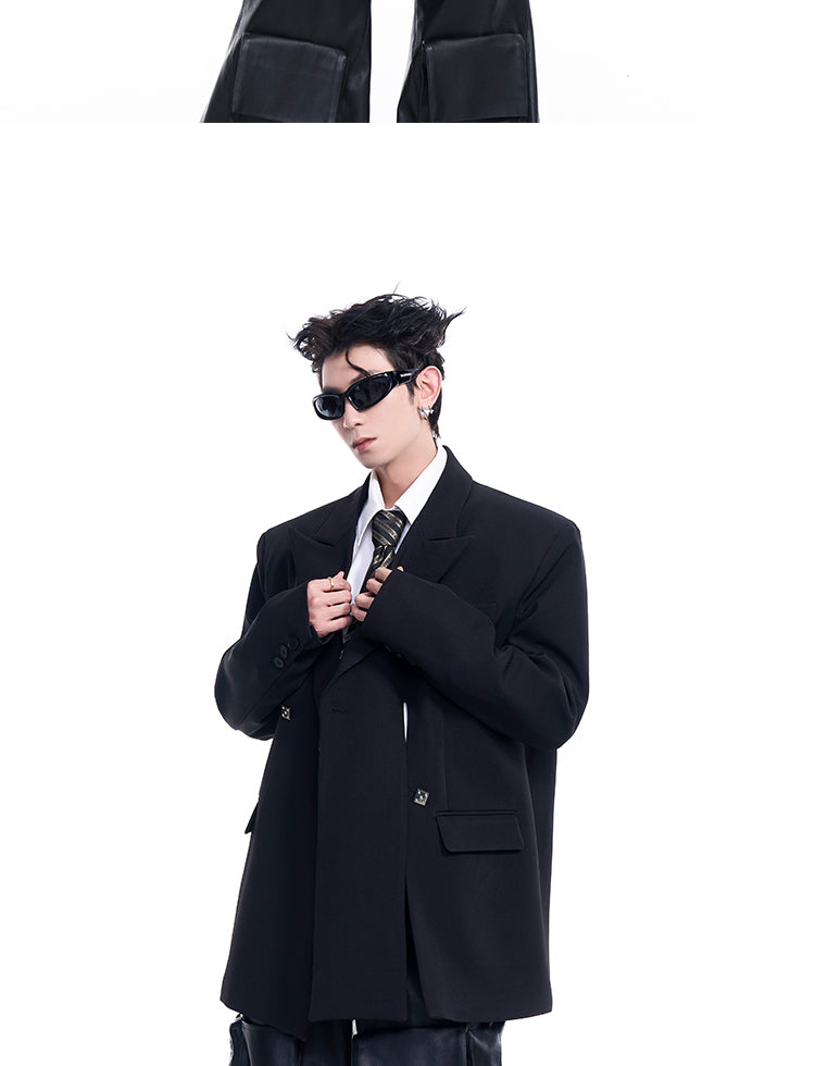 【24s Oct.】Men’s Split Hem Blazer-IYAMIUIO