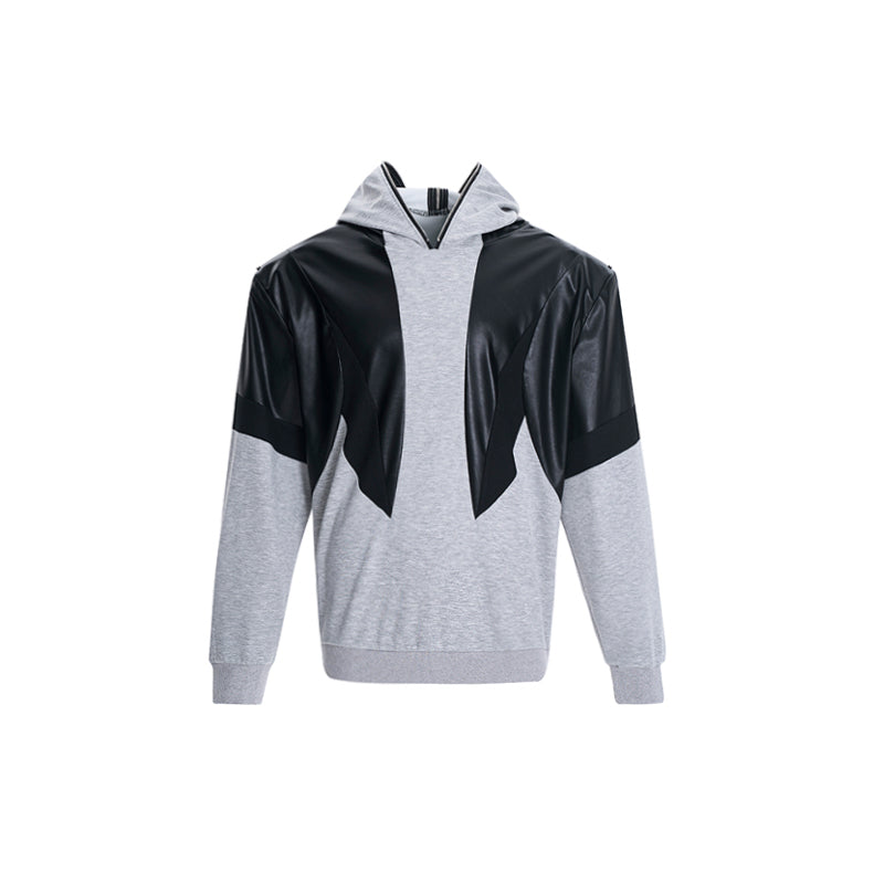 【24s Sep.】PU Leather Hoodie Jacket-IYAMIUIO