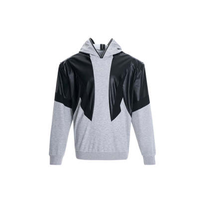 【24s Sep.】PU Leather Hoodie Jacket-IYAMIUIO