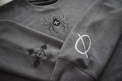 Lowkey Chrollo Embroidered Crew - HXH-IYAMIUIO