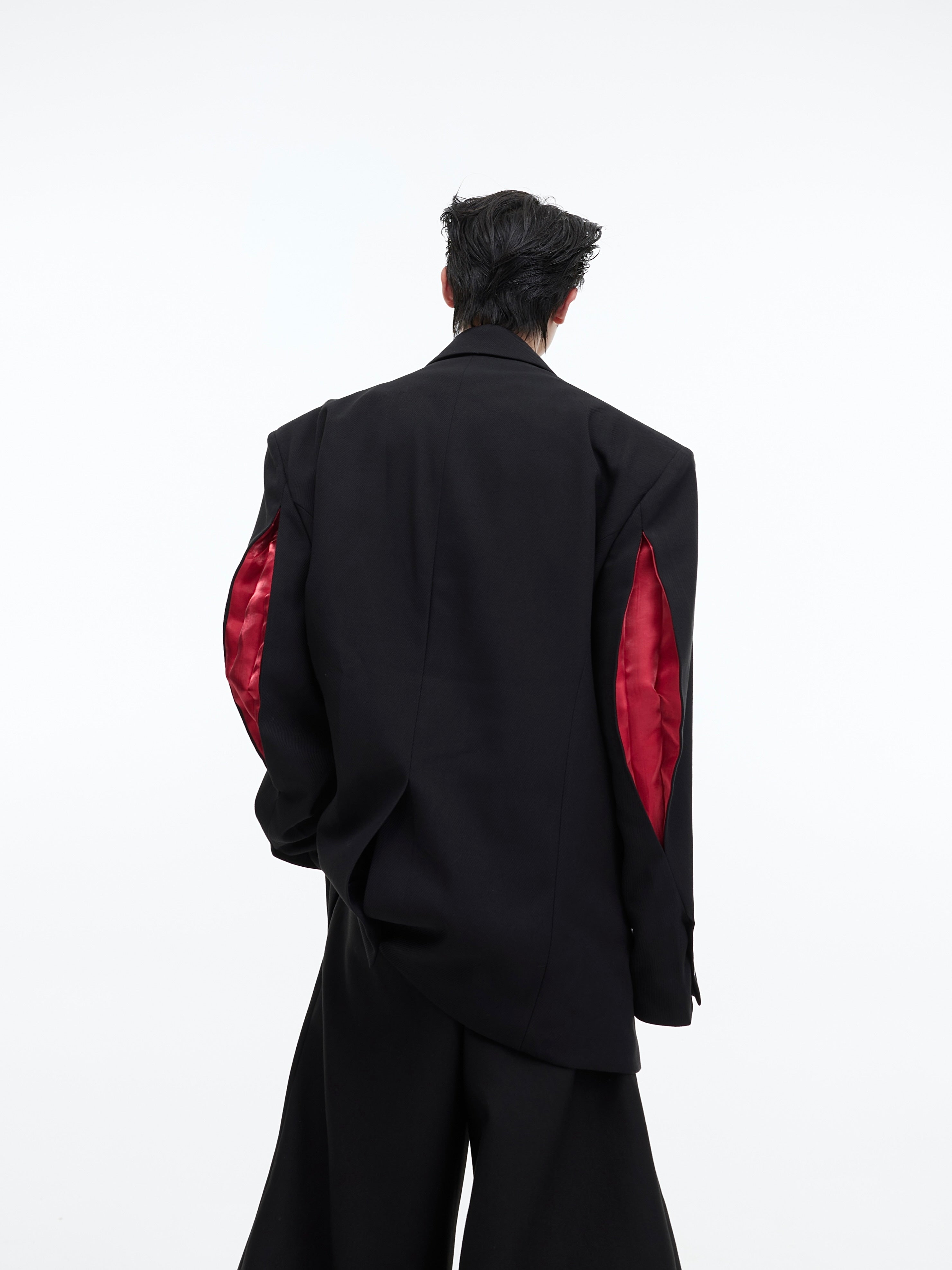 【23s September.】Structured Paneled Blazer-IYAMIUIO