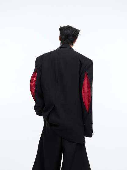【23s September.】Structured Paneled Blazer-IYAMIUIO