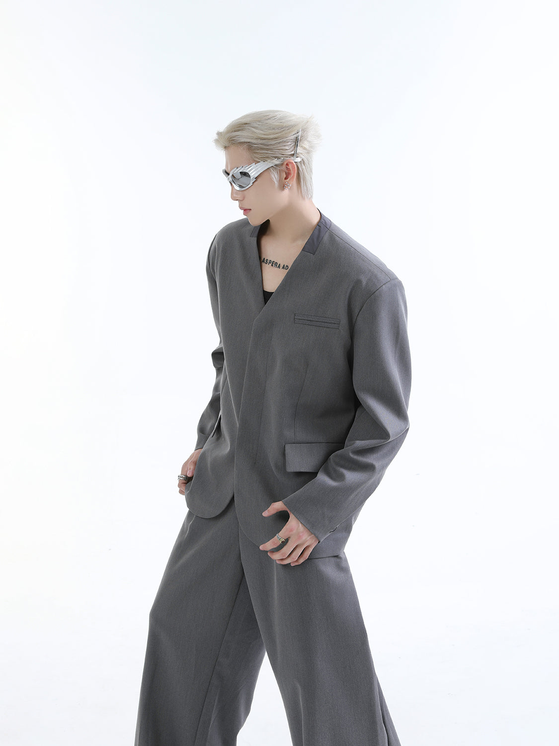 【24s Aug.】Casual Simple Large V-neck Suit-IYAMIUIO