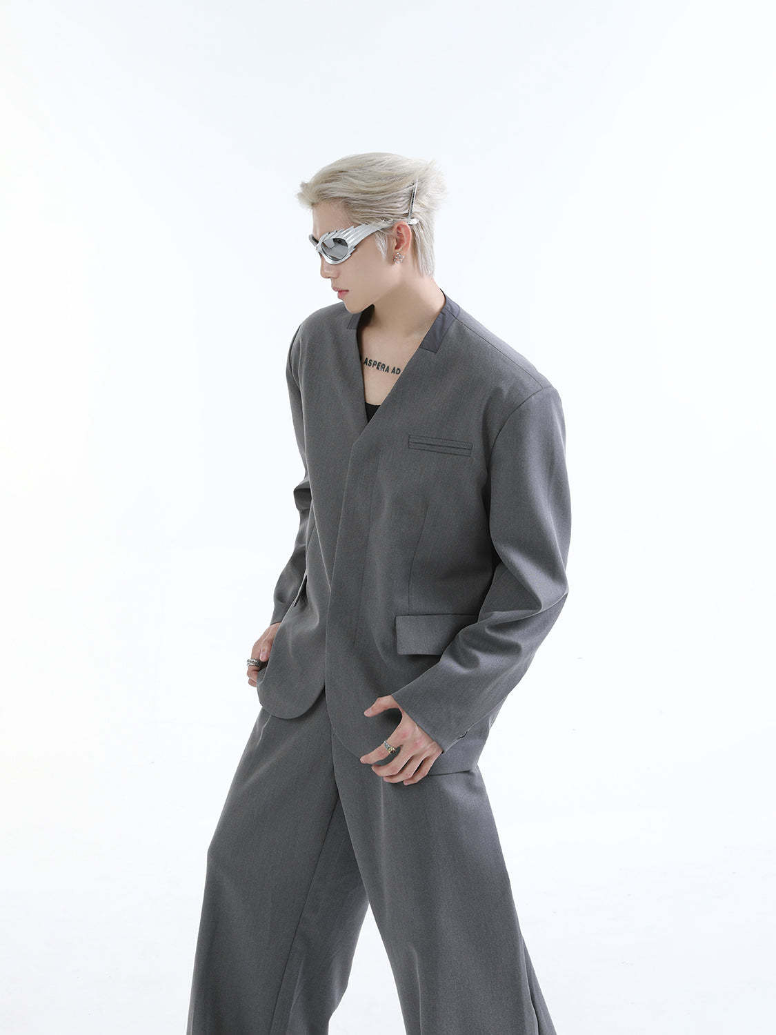 【24s Aug.】Casual Simple Large V-neck Suit-IYAMIUIO