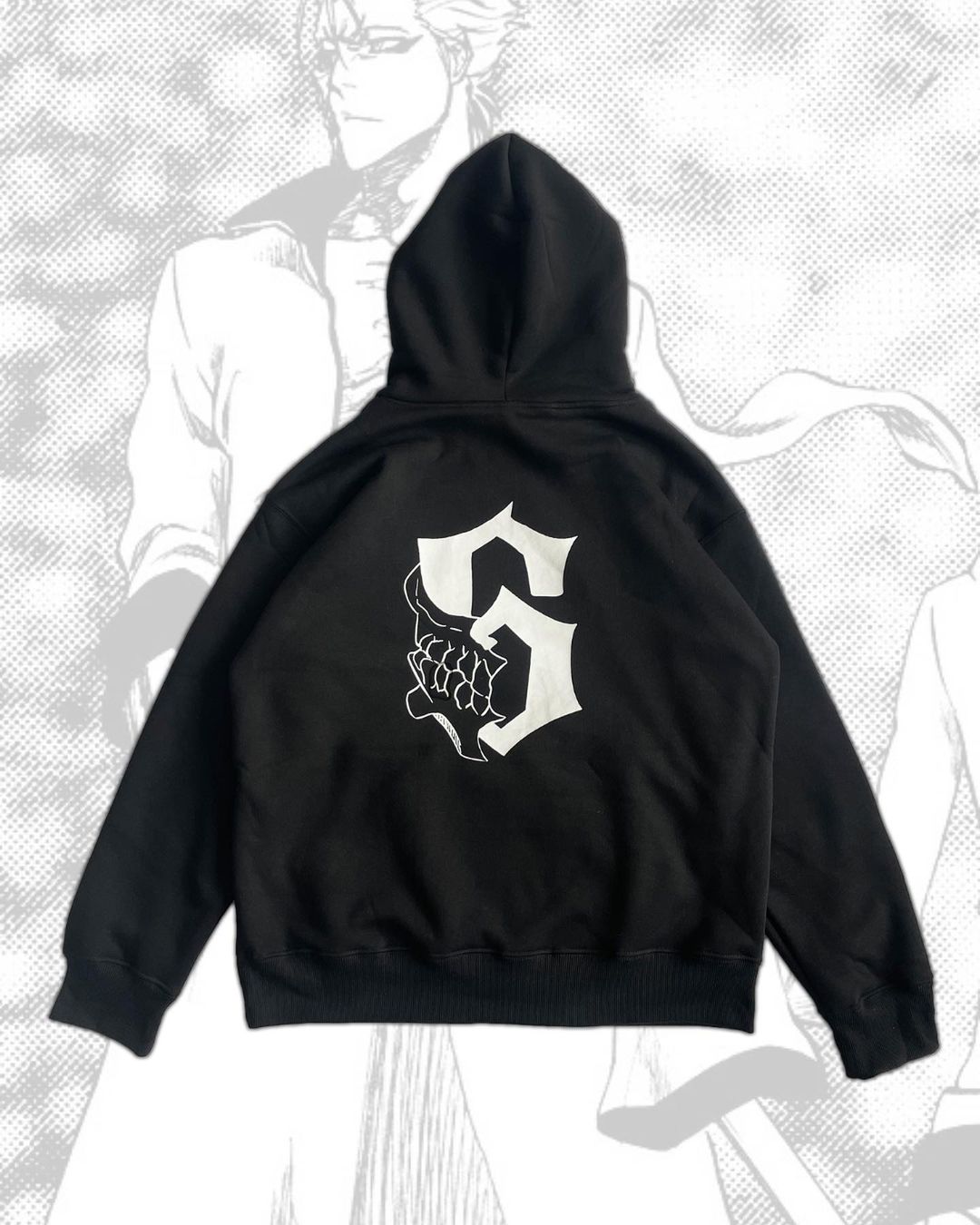 Grimmjow Embroidery Hoodie-Bleac.h-IYAMIUIO