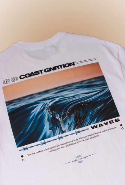 Waves T-shirt-IYAMIUIO