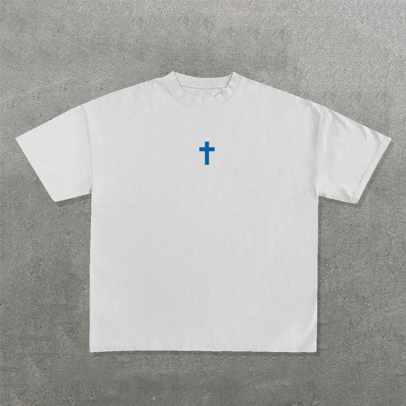 Jesus Saves Print Short Sleeve T-Shirt-IYAMIUIO