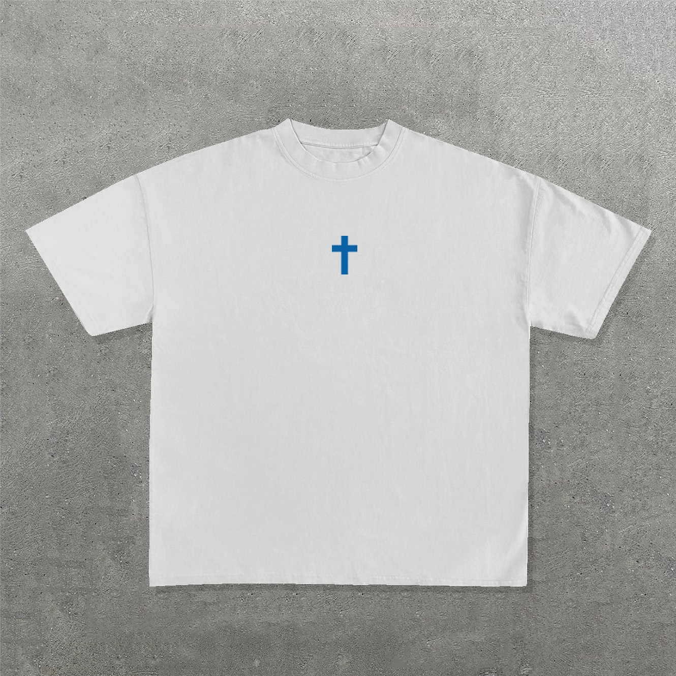 Jesus Saves Print Short Sleeve T-Shirt-IYAMIUIO