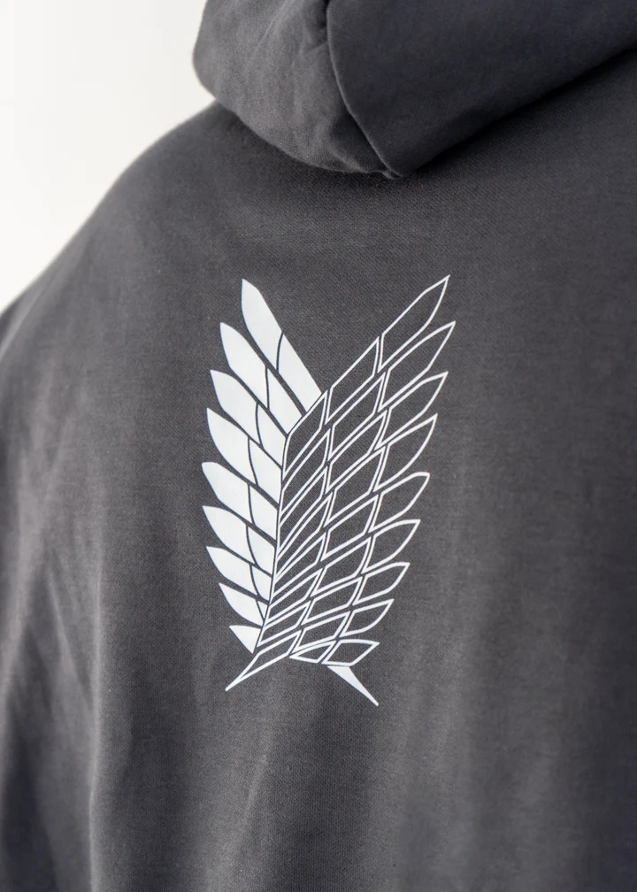 RUMBLING - ASH HOODIE-AOT-IYAMIUIO