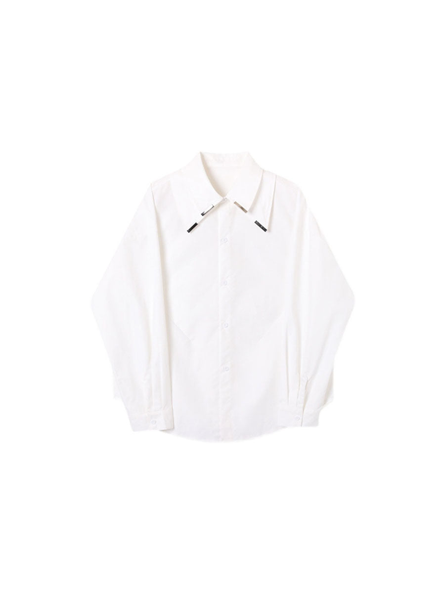 Double White Shirt-IYAMIUIO