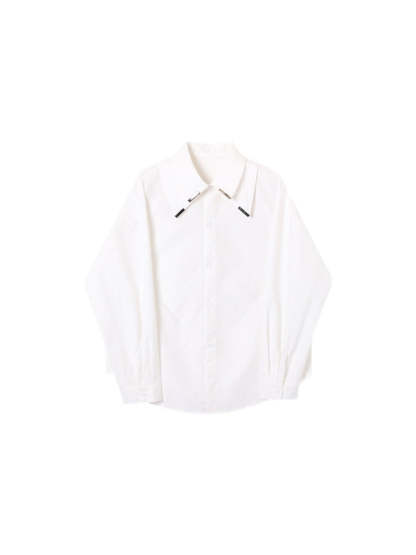 Double White Shirt-IYAMIUIO