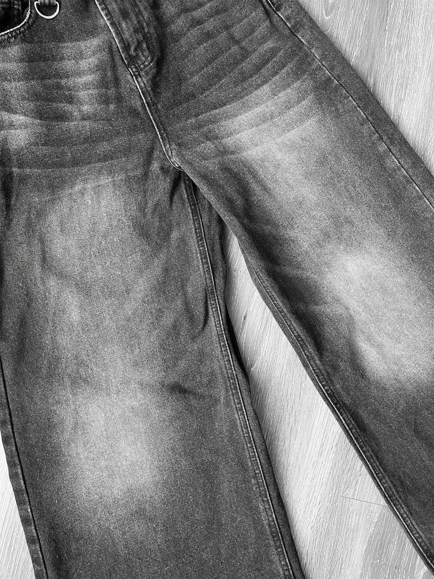 Personalized retro loose jeans-IYAMIUIO