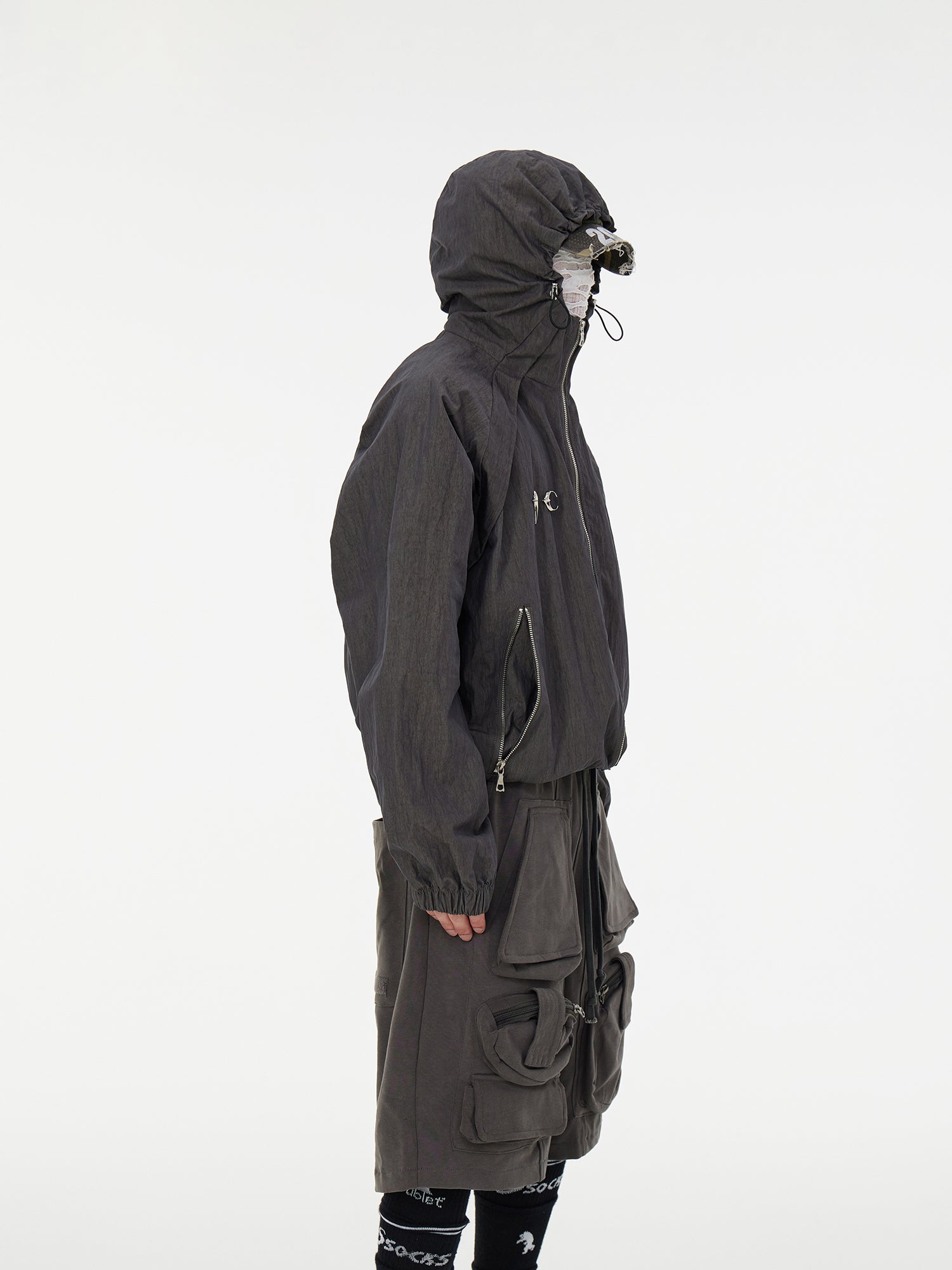 【24s Sep.】Washed Distressed Metal Decoration Jacket-IYAMIUIO