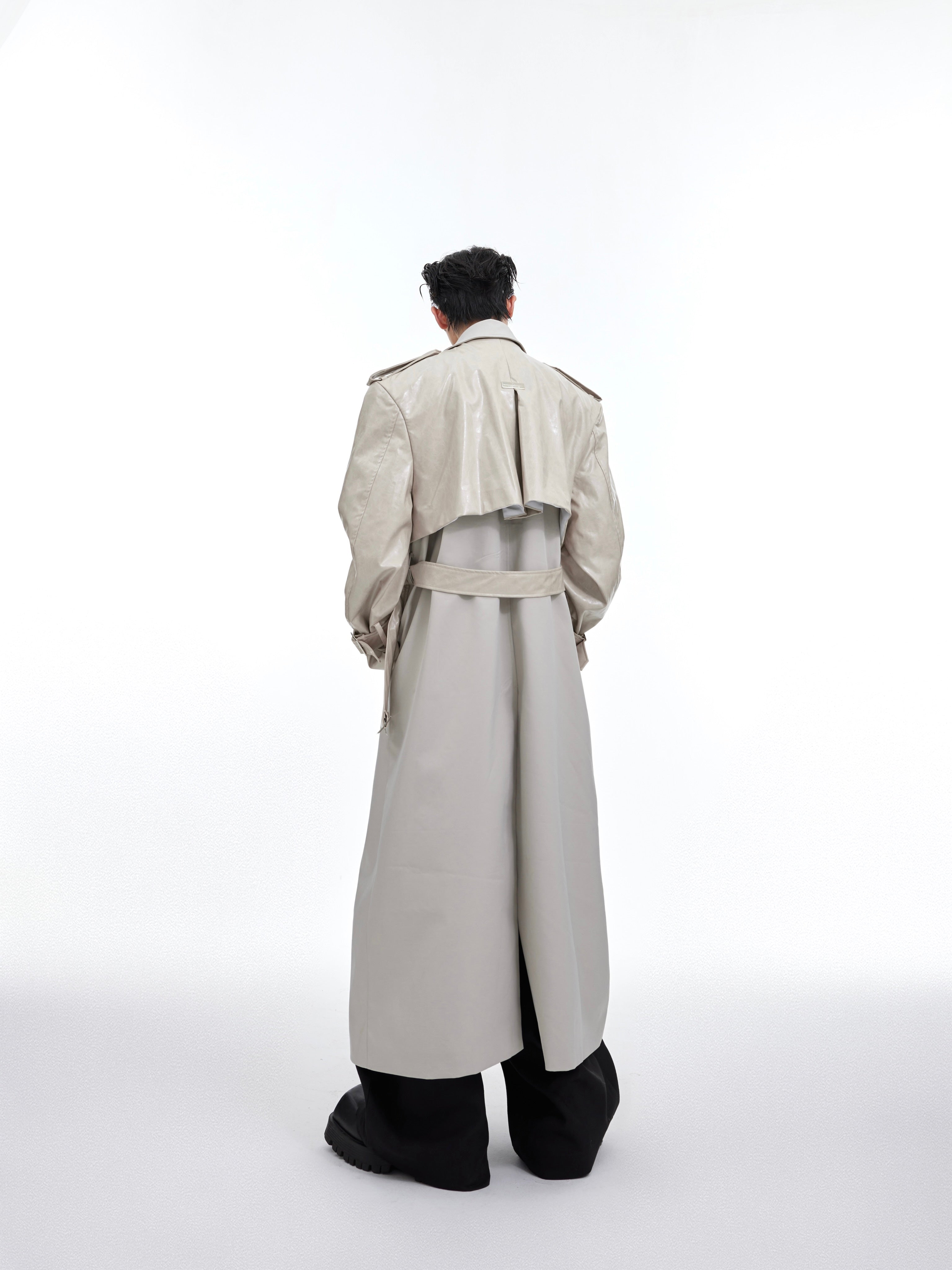 【24s February.】Deconstructed Double-breasted Long Coat-IYAMIUIO