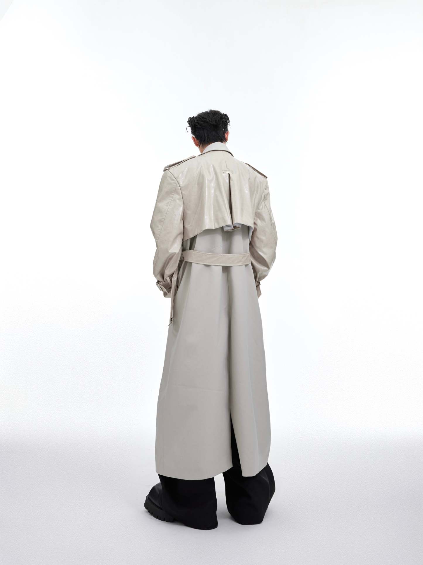 【24s February.】Deconstructed Double-breasted Long Coat-IYAMIUIO