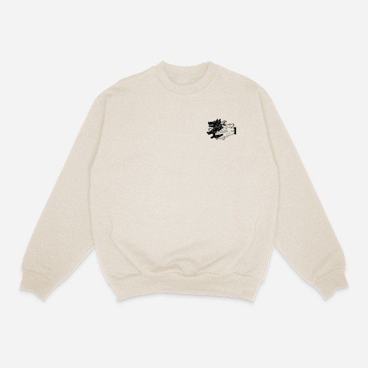 Dogs Embroidery Crewneck -JJK-IYAMIUIO