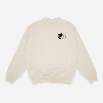 Dogs Embroidery Crewneck -JJK-IYAMIUIO