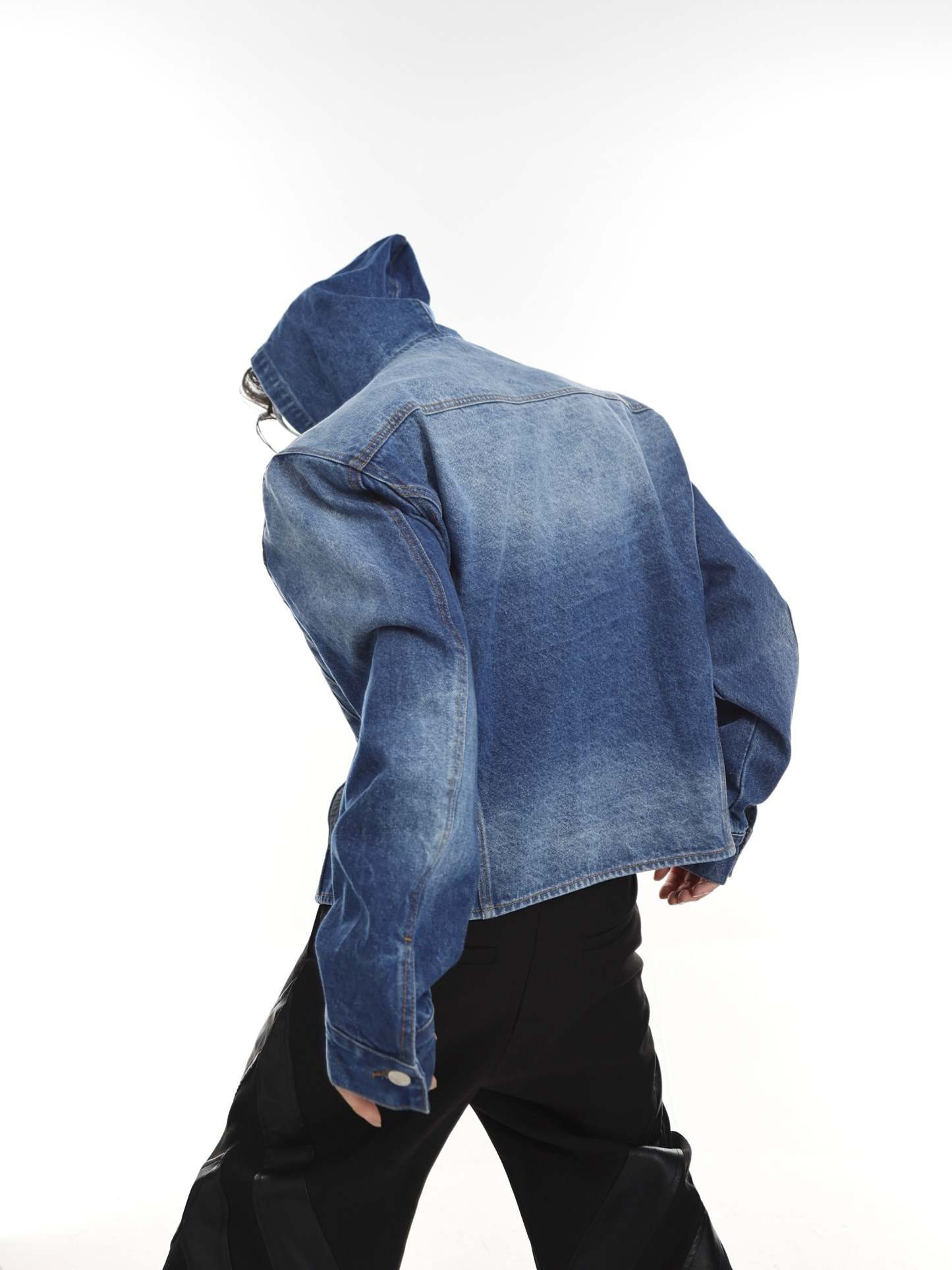 【23s Jun.】Padded Hooded Denim Jacket-IYAMIUIO
