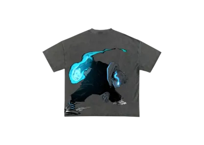 Yuji Black flash Tee - JJK-IYAMIUIO