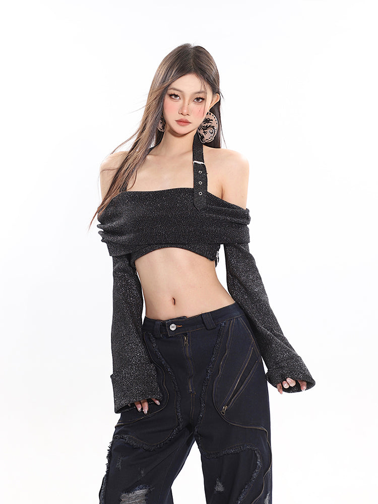 【24s April.】Zippered 3D Large Pocket Jeans-IYAMIUIO