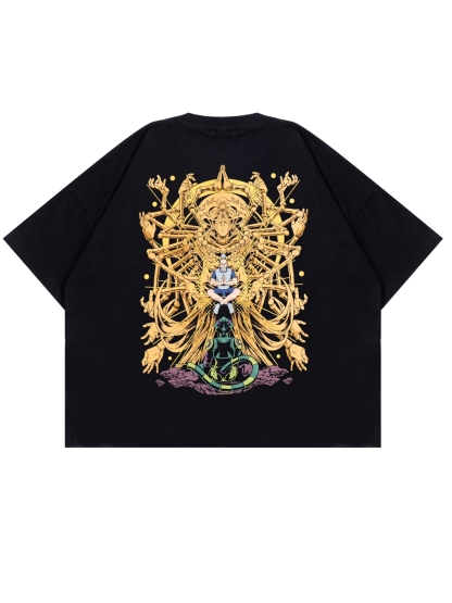 Netero x Meruem Oversize Tee-H×H-IYAMIUIO
