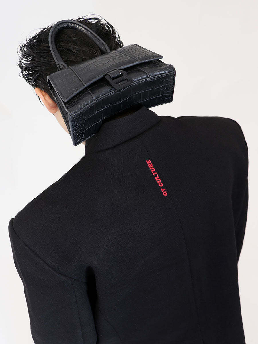 【24s Oct.】Chinese Dragon Embroidery Shoulder Pad Jacket-IYAMIUIO