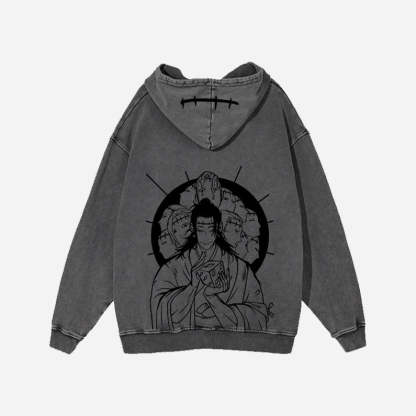 Curse Vintage Hoodie - JJK-IYAMIUIO