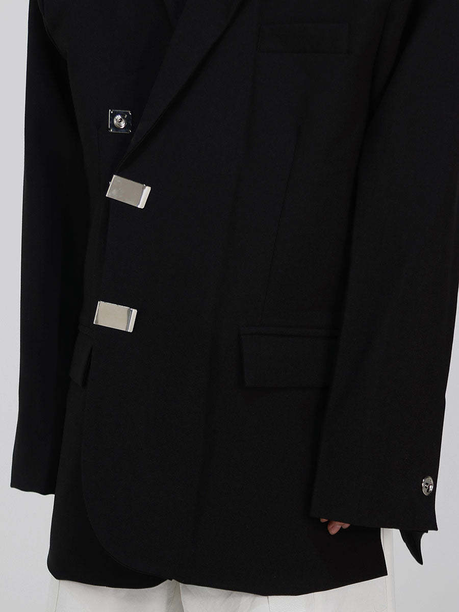 Irregular Slit Design Jacket-IYAMIUIO