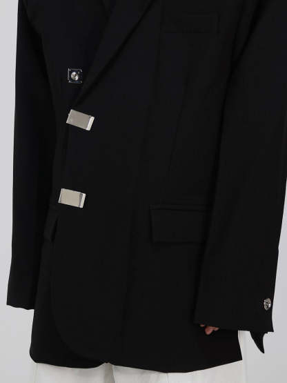 Irregular Slit Design Jacket-IYAMIUIO