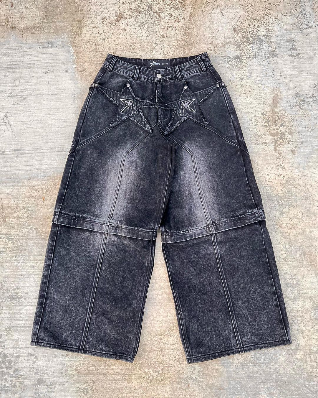 pocket convertible denim jean-IYAMIUIO