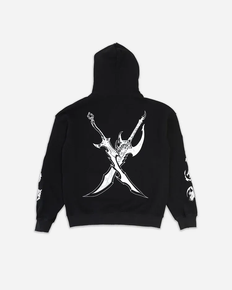 Arise embroider Hoodie - Solo Leveling-Shadeston