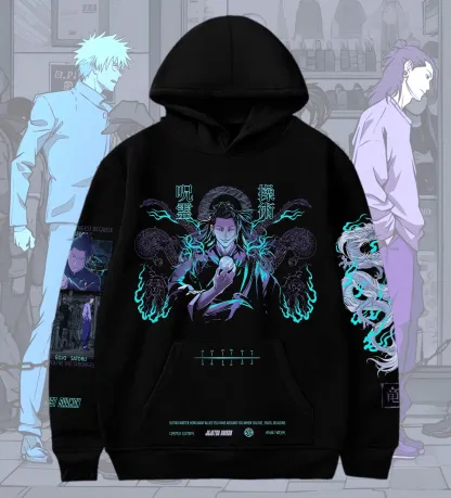 JJK Reversible Hoodie-IYAMIUIO