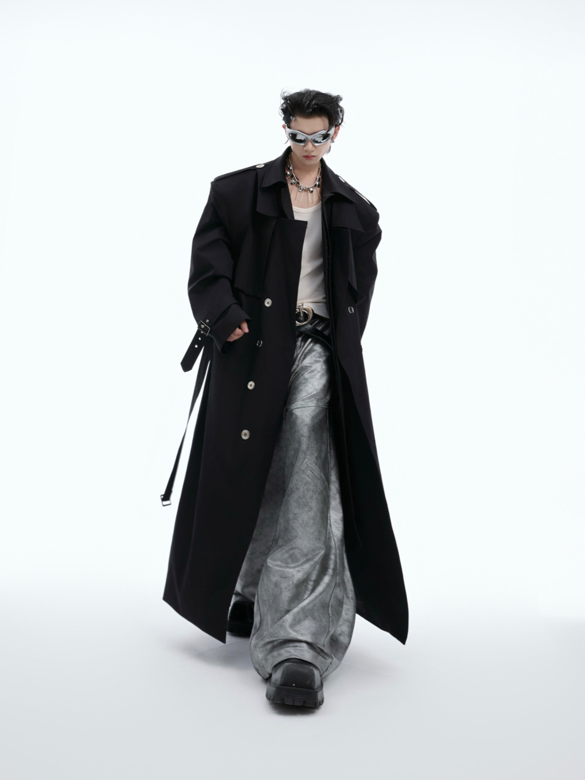 【24s Oct.】Double-Breasted Trench Coat-IYAMIUIO