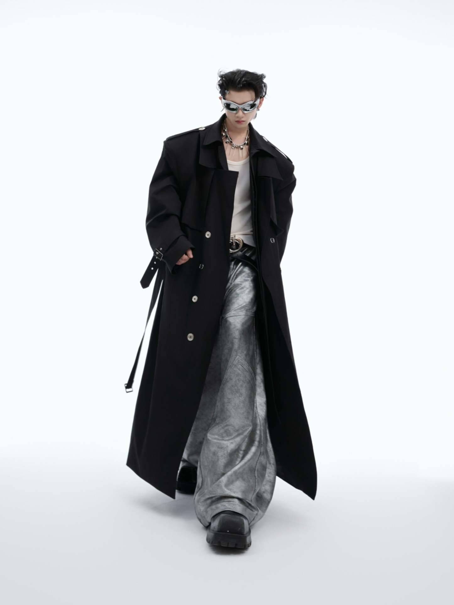 【24s Oct.】Double-Breasted Trench Coat-IYAMIUIO