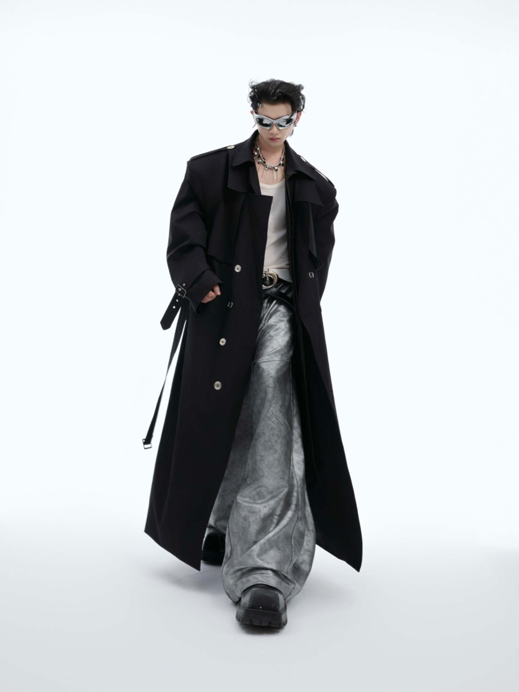 【24s Oct.】Double-Breasted Trench Coat-IYAMIUIO