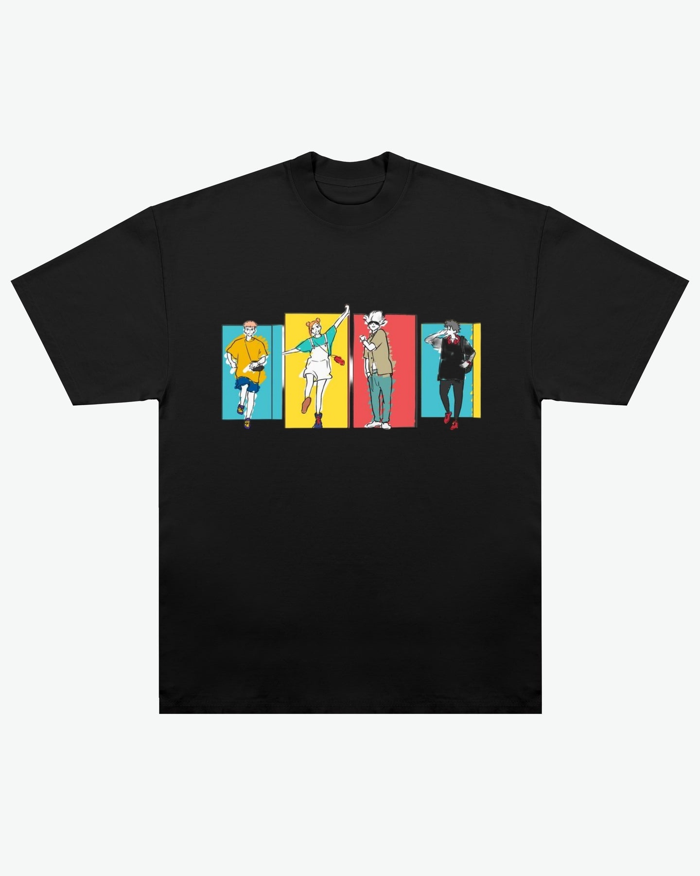 JJK Characters Mockup Tee-IYAMIUIO