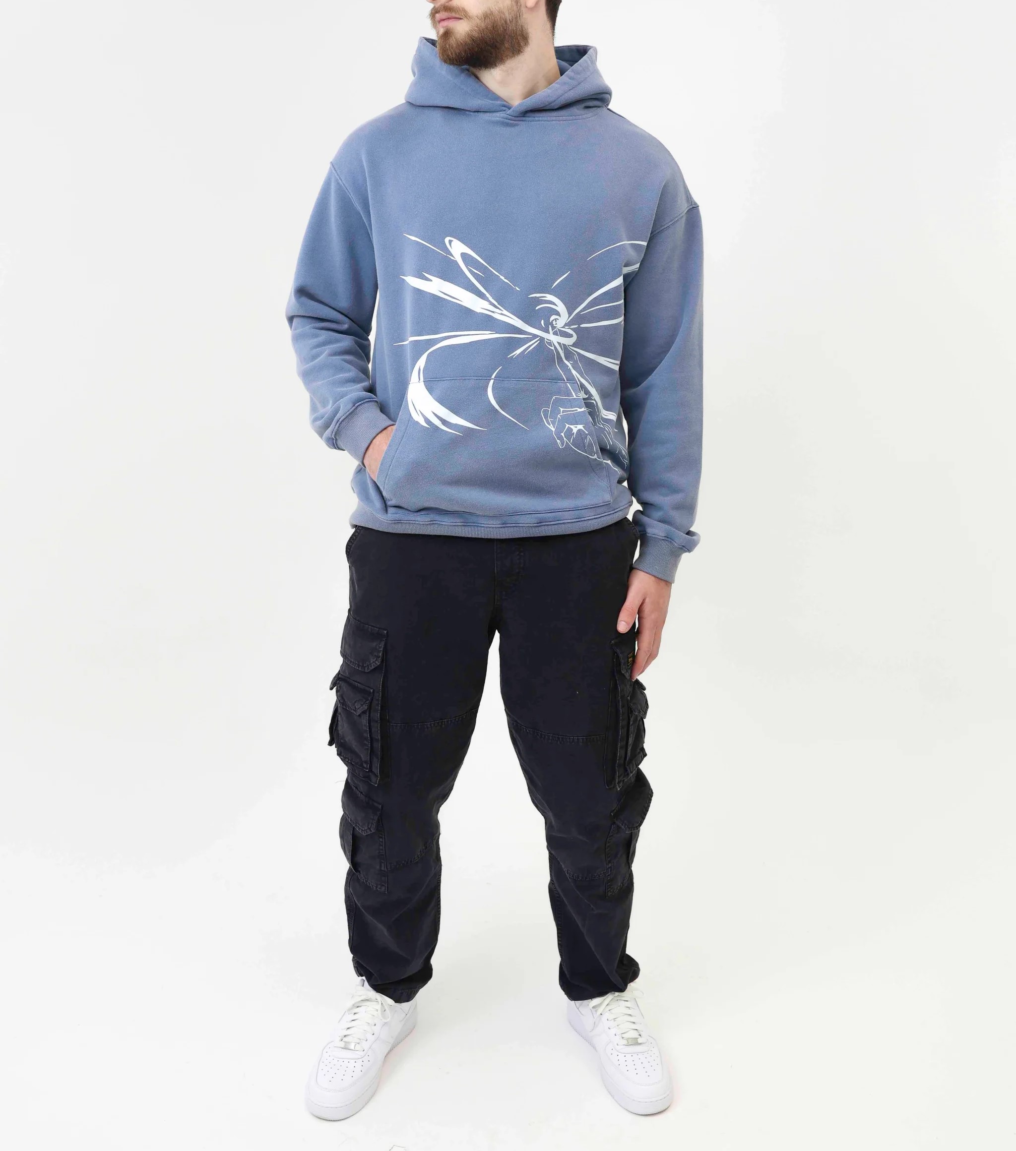 Gojo Embroidery Hoodie-JJK-IYAMIUIO