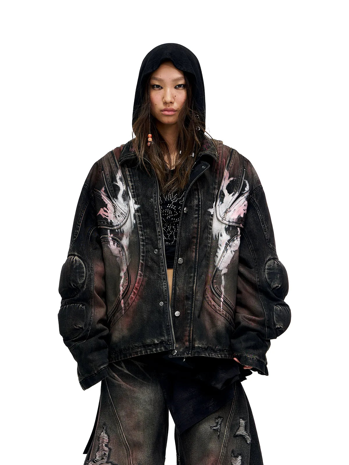 Scarlet Denim Jacket (only 60 pieces)-IYAMIUIO