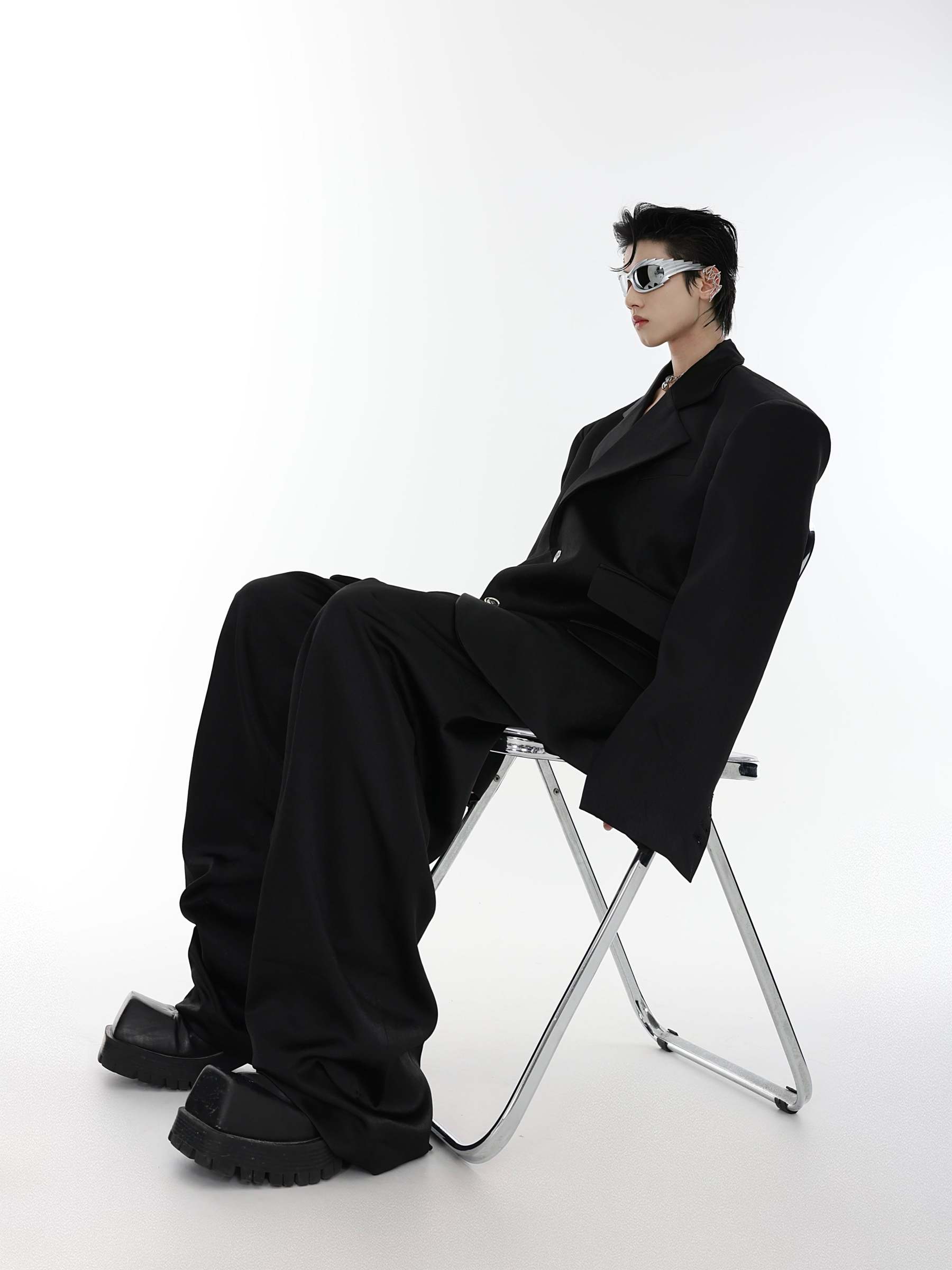 【23s August.】Simple Shoulder Pad Suit-IYAMIUIO