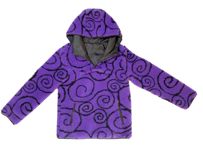 One Piece Gomu Gear 5th Half Zip Sherpa Hoodie-IYAMIUIO