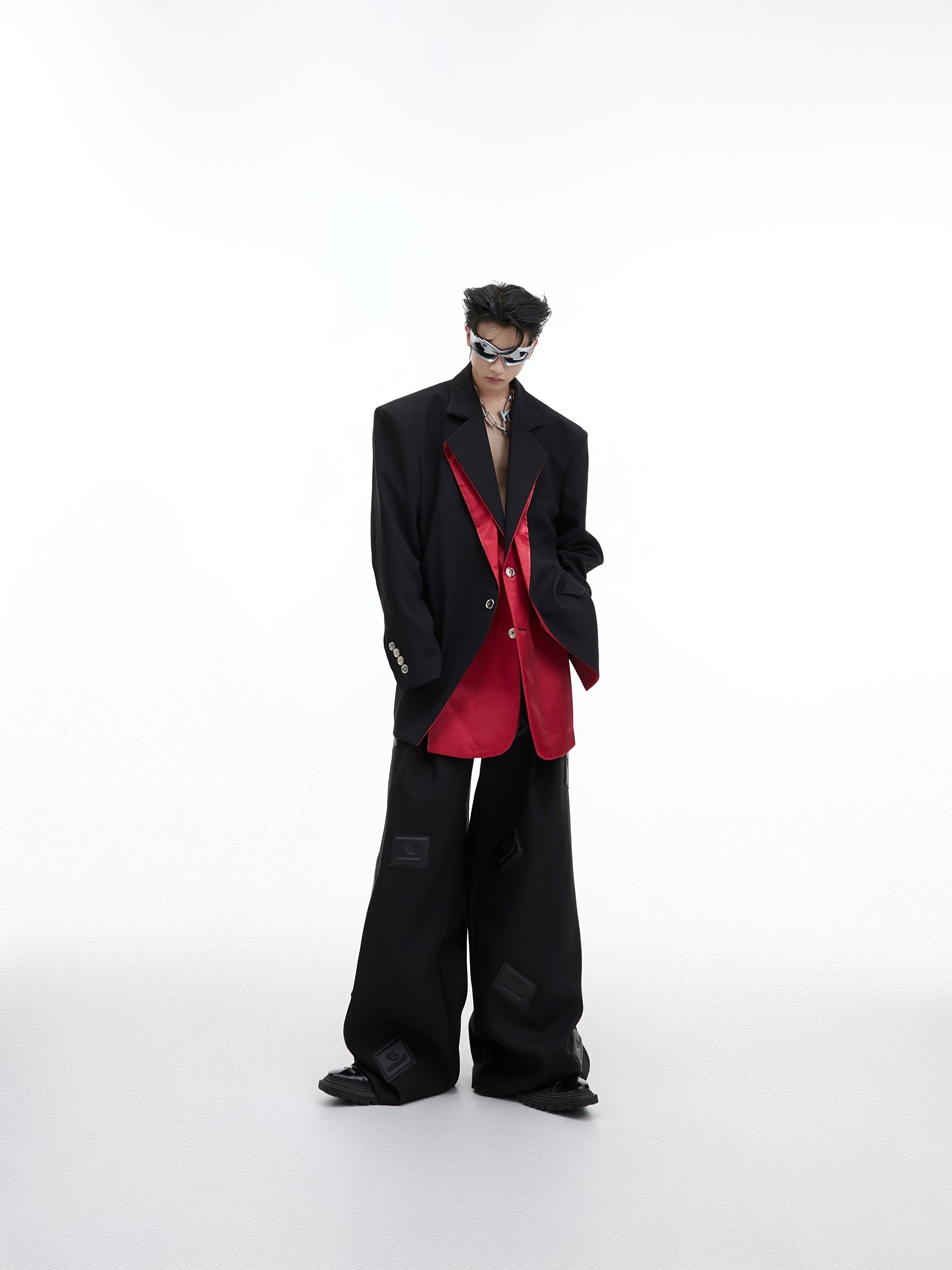 【23s September.】Structured Paneled Blazer-IYAMIUIO