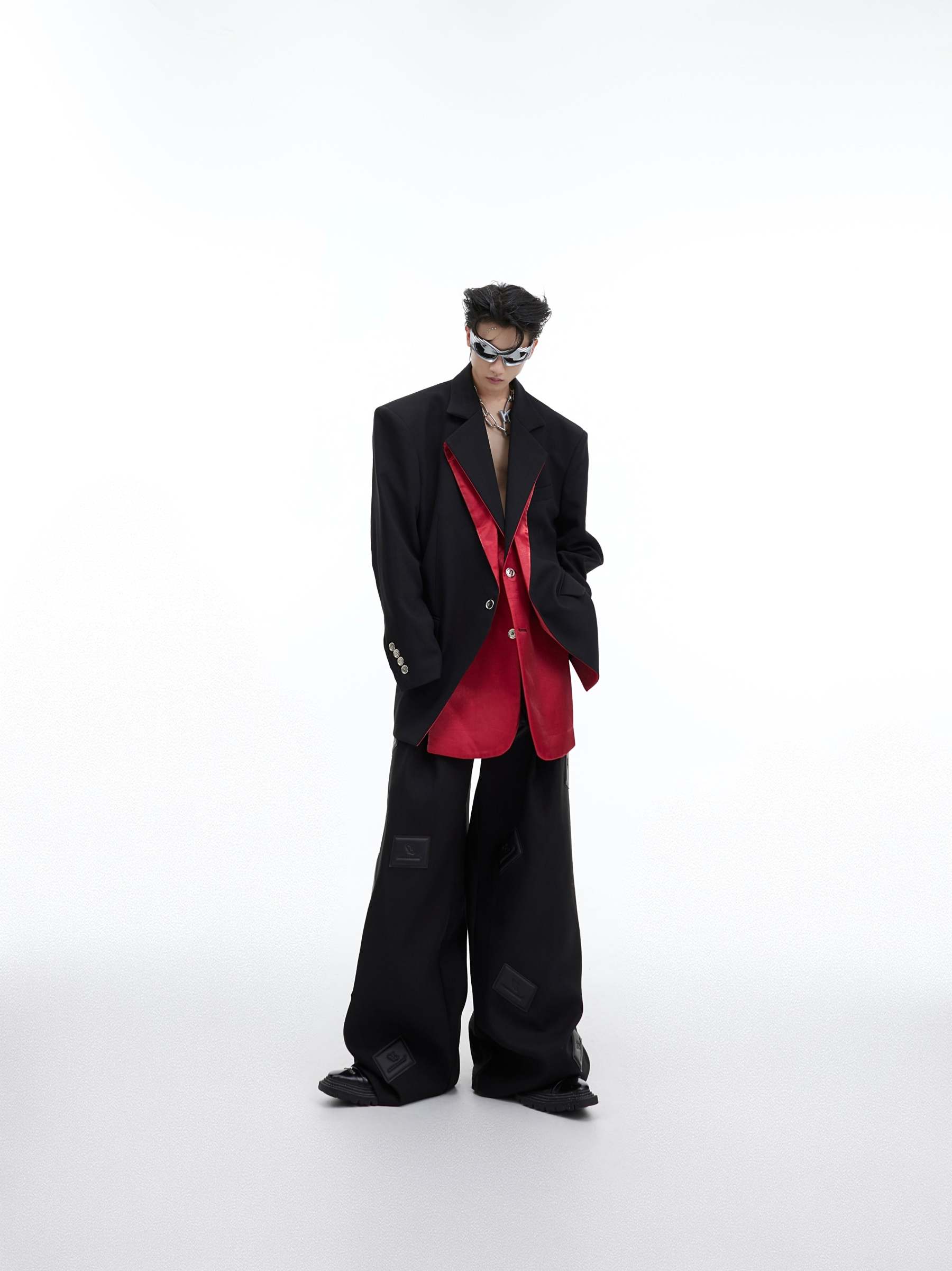 【23s September.】Structured Paneled Blazer-IYAMIUIO