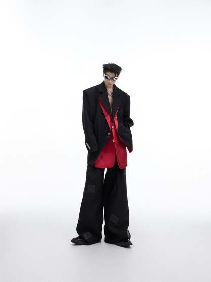 【23s September.】Structured Paneled Blazer-IYAMIUIO