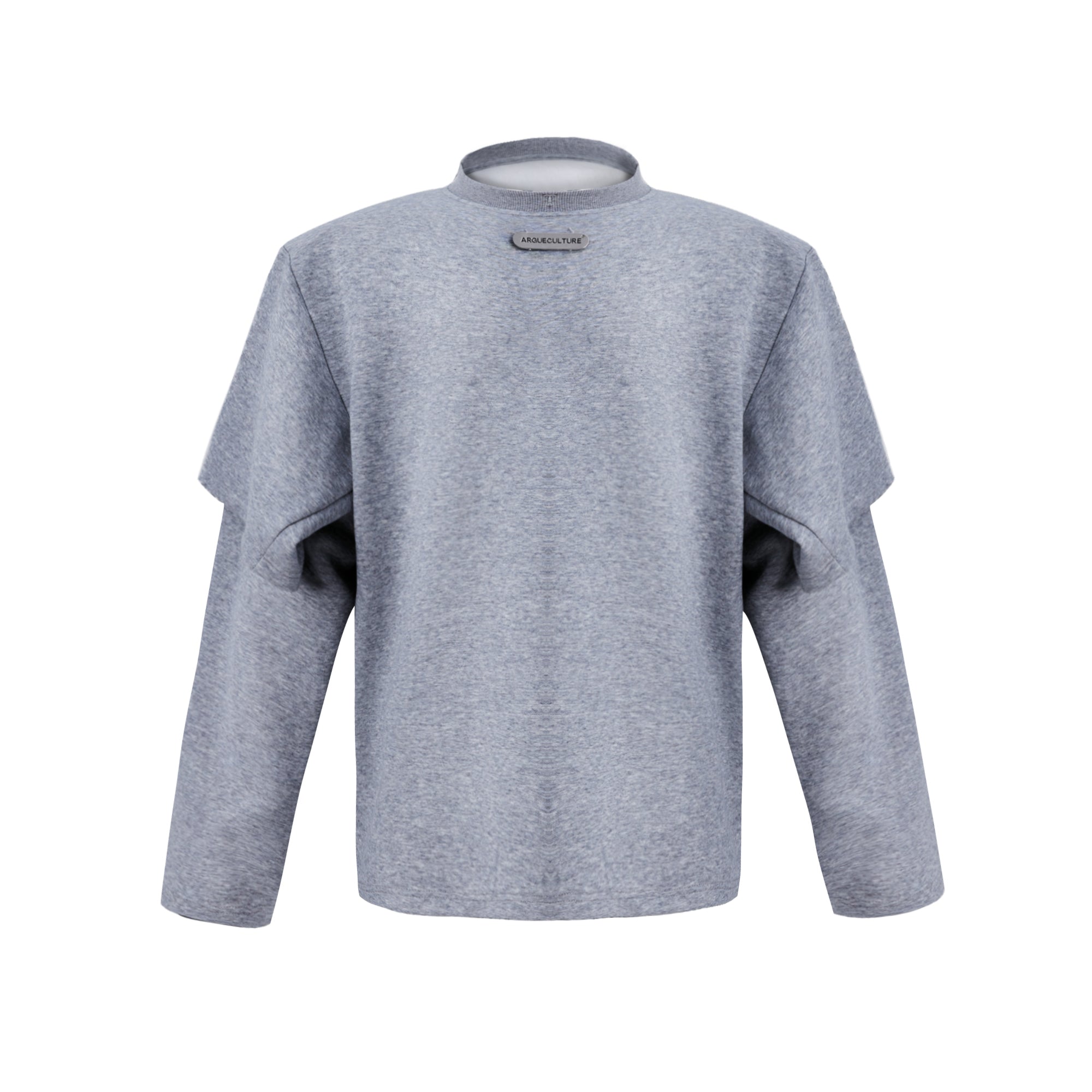 【24s Oct.】Double-layered Round-neck Simple Sweatshirt-IYAMIUIO