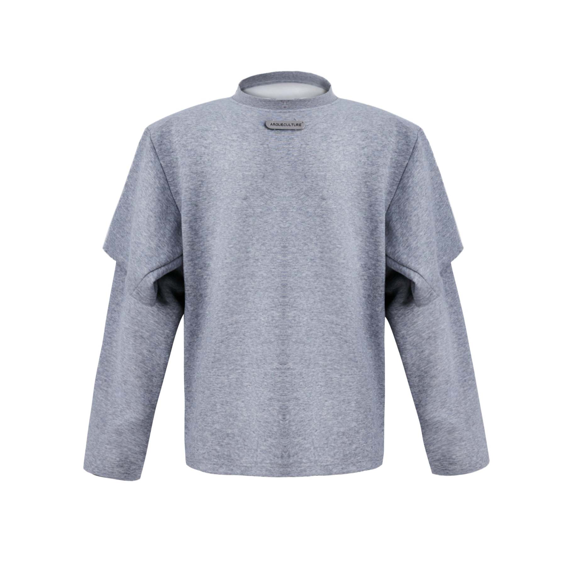 【24s Oct.】Double-layered Round-neck Simple Sweatshirt-IYAMIUIO